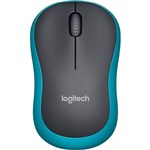 LOGITECH M185 WIRELESS MOUSE BLACKBLUE