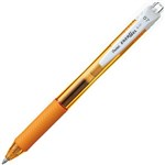 PENTEL BL107 ENERGELX RETRACTABLE GEL INK PEN 07MM ORANGE