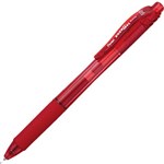 PENTEL BLN105 ENERGELX RETRACTABLE GEL INK PEN FINE 05MM RED