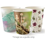 BIOPAK BIOCUP SINGLE WALL CUP ART SERIES 280ML PACK 50