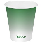 BIOPAK BIOCUP COLD PAPER CUP 300ML GREEN PACK 50
