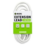 MOKI EXTENSION LEAD 3 METRE WHITE