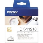 BROTHER DK11218 LABEL ROLL ROUND 24MM ROLL 1000