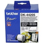 BROTHER DK44205 REMOVABLE CONTINUOUS PAPER LABEL ROLL 62MM X 3048M WHITE