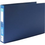 BANTEX RING BINDER PP LANDSCAPE 2D 38MM A3 BLUE