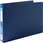 BANTEX RING BINDER PP LANDSCAPE 3D 38MM A3 BLUE