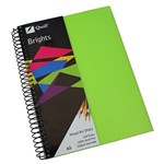 QUILL VISUAL ART DIARY 110GSM 120 PAGE A5 PP LIME GREEN