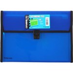 BANTEX EXPANDING FILE POP GEAR  13 POCKET BUCKLE CLOSURE A4 BLUE