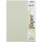 QUILL COVER PAPER 125GSM A4 EARTH TONES ASSORTED PACK 100