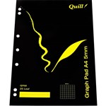 QUILL Q702 GRAPH PAD 5MM 25 LEAF A4