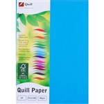 QUILL XL MULTIOFFICE COLOURED A4 COPY PAPER 80GSM MARINE BLUE PACK 500 SHEETS