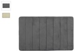 BATH MAT MEMORY FOAM GREY