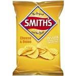 SMITHS CRISPS CRINKLE CUT CHEESE AND ONION 170G