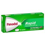 PANADOL RAPID CAPLETS 500MG PACK 16