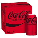 COCA COLA ZERO SUGAR 375ML CARTON 24