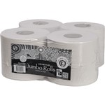 CULTURAL CHOICE RECYCLED JUMBO TOILET ROLL 1PLY 500M WHITE CARTON 8