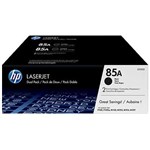HP CE285AD 85A TONER CARTRIDGE BLACK TWIN PACK