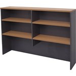RAPID WORKER OVERHEAD HUTCH 1800 X 1070 X 315MM CHERRYIRONSTONE