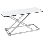 ERGOVIDA ULTRA SLIM HEIGHT ADJUSTABLE LAP TOP RISER WHITE