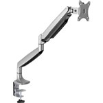 ERGOVIDA SINGLE MONITOR ARM GAS SPRING MONITOR SILVER