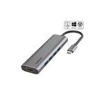 COMSOL USBC TO 4K HDMI MONITOR 7 PORT DOCK GREY