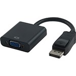 COMSOL DISPLAYPORT ADAPTER ACTIVE MALE TO VGA FEMALE 200MM BLACK
