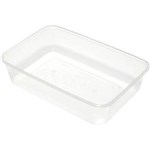 CAPRI MICROWAVABLE CONTAINERS RECTANGLE 650ML PACK 50
