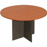 RAPID WORKER ROUND MEETING TABLE 1200MM CHERRYIRONSTONE