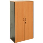 RAPID WORKER CUPBOARD LOCKABLE 1800 X 900 X 450MM BEECHIRONSTONE