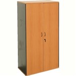 RAPID WORKER CUPBOARD LOCKABLE 1800 X 900 X 450MM CHERRYIRONSTONE