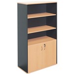 RAPID WORKER WALL UNIT LOCKABLE 1800 X 900 X 450MM BEECHIRONSTONE