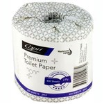 CAPRI PREMIUM TOILET ROLL WRAPPED 2PLY 400 SHEET WHITE CARTON 48
