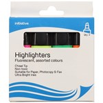 INITIATIVE HIGHLIGHTER CHISEL ASSORTED WALLET 4