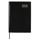CUMBERLAND 40CBK CASEBOUND DIARY 2 PAGE TO DAY A4 BLACK