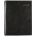 CUMBERLAND NORWICH 91S SPIRAL DIARY PVC DAY TO PAGE QUARTO BLACK