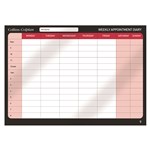 COLLINS WEEKLY APPOINTMENT WALL PLANNER 594 X 840MM PINK