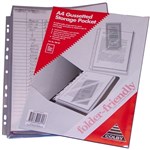 COLBY FOLDER FRIENDLY POCKET A4 CLEAR PACK 5