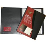 WATERVILLE EXECUTIVE DISPLAY BOOK NONREFILLABLE 20 POCKET A4 BLACK