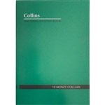 COLLINS A60 SERIES ANALYSIS BOOK 10 MONEY COLUMN FEINT RULED STAPLED 60 LEAF A4 GREEN