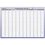 COLLINS WRITERAZE 12800 QC UNDATED PERPETUAL YEAR PLANNER FRAMED 700 X 1000MM
