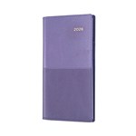 COLLINS VANESSA SLIMLINE 375V55 DIARY WEEK TO VIEW B67 LANDSCAPE PURPLE