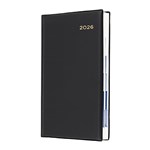 COLLINS BELMONT 61PAV99 DIARY DAY TO PAGE OCTAVO BLACK