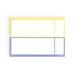 JUMBLE AND CO PRACTICAL AND PLAYFUL DESKPAD 50 SHEETS 80GSM A3 BLUEYELLOW