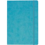 COLLINS LEGACY NOTEBOOK RULED 240 PAGE EXPANDABLE INNER POCKET A5 LIGHT BLUE