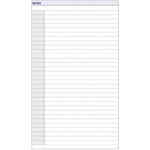 DEBDEN DAYPLANNER DK1007 DESK EDITION REFILL NOTEPAD 216 X 140MM WHITE
