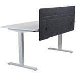 HEDJ FRONT PET DESK MOUNTED SCREEN 1400 X 500MM CHARCOAL