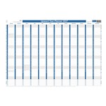 UPWARD CALENDAR YEAR LAMINATED PLANNER 690 X 470MM