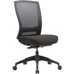 BURO MENTOR TASK CHAIR HIGH MESH BACK NYLON BASE BLACK