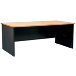 YS DESIGN OXLEY DESK 1800 X 750 X 730MM BEECHIRONSTONE