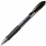 PILOT G2 RETRACTABLE GEL INK PEN 07MM BLACK